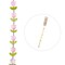 Crystal Lane DIY Glass Garden 7in Tulip Flowers Bead Strand, 9pcs